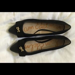 Sam Edelman Black Pointed Toe Ballet shoes Size 8M